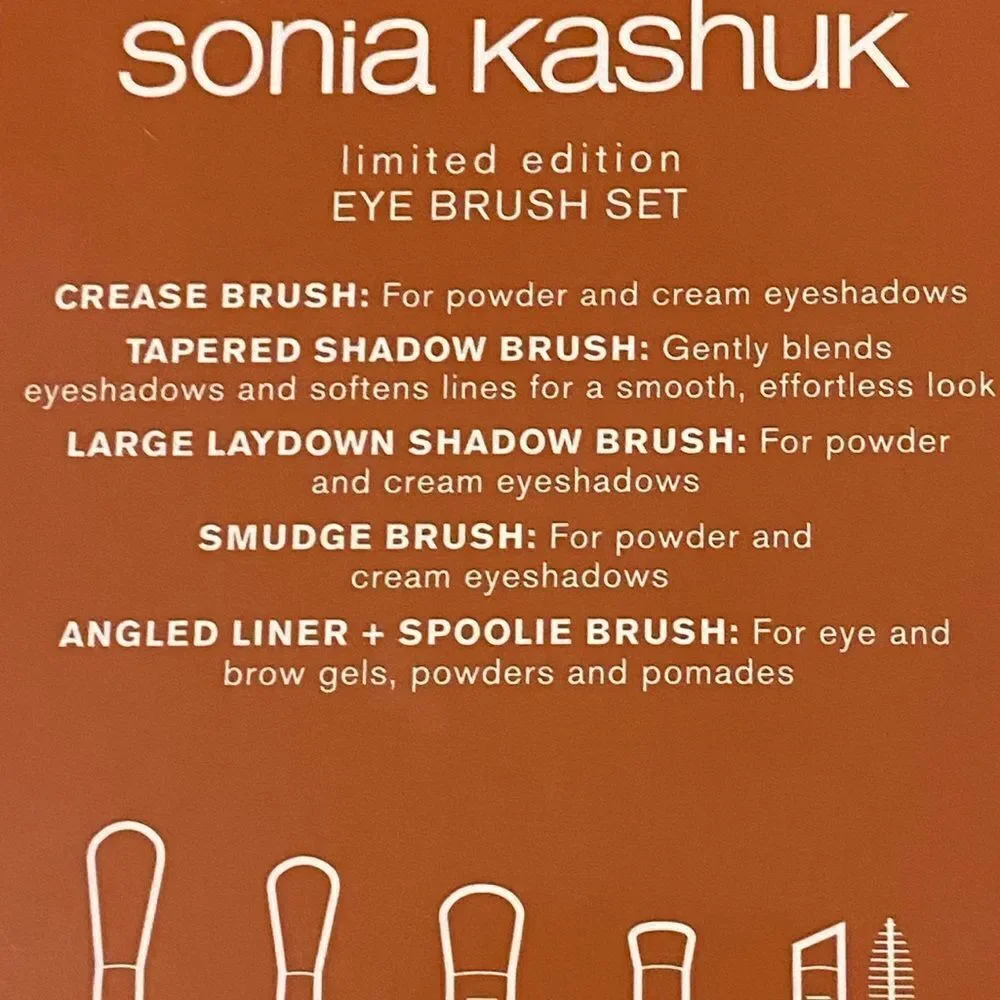 Sonia Kashuk Gold Eye Brush Collection